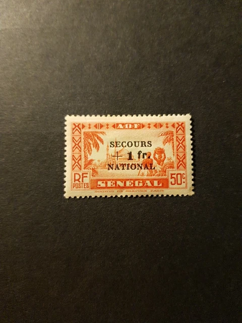 Timbre France Colonie Sénégal N°173 Neuf * Mh 1941 Secours National
