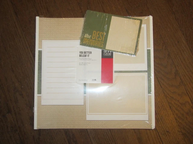Protectores de páginas de recarga Creative Memories F2F 12x12 You Beleaf It Mat Pack