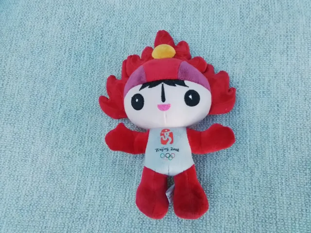 2008 Beijing Olympic Jingjing mascot red plush soft toy 26cm