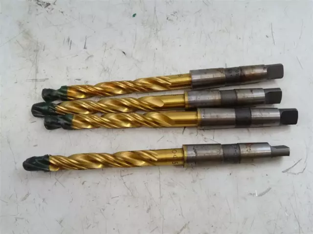 (5) Melcut  Tin Coated Step Drill Bit , Morse Shank , HP-00103