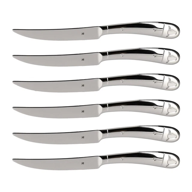 WMF STEAKMESSER SET 6teilig Edelstahl in Holzbox EUR 38,99 PicClick DE
