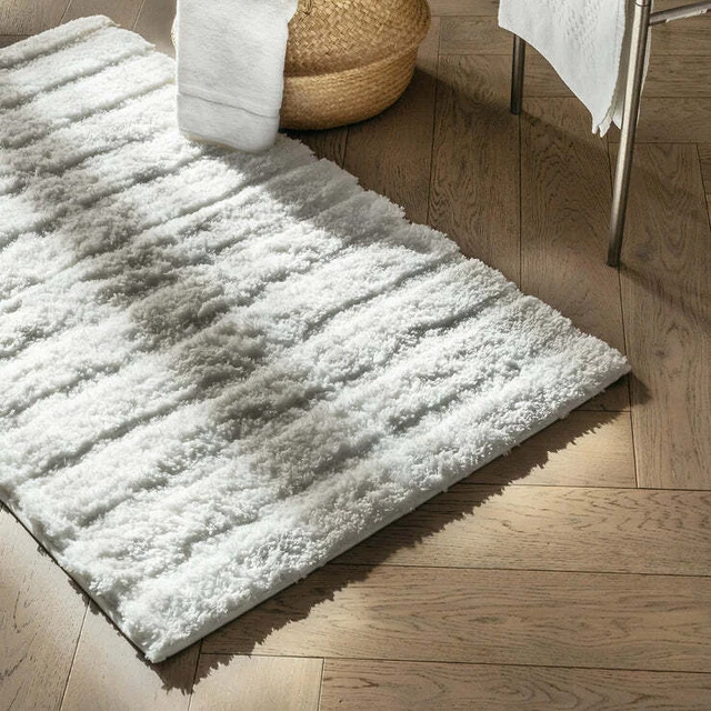 Badematte Badteppich Badvorleger Duschvorleger Teppich WC Badeteppich SHINE