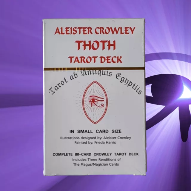 THOTH Tarot Deck, Tarot Cards, Aleister Crowley, Complete 80 Cards, 3 Magus Edit