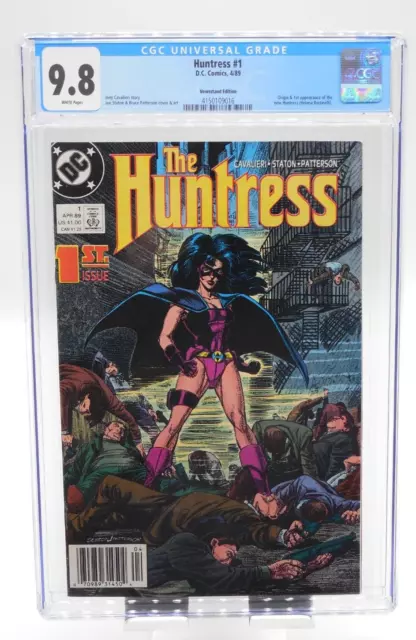 Huntress 1 CGC 9.8 1989 Origin/1st app. of the New Huntress Helena Bertinelli DC
