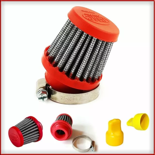 Kit Filtro Conico Fiat 500 - 595 Abarth Bmc + Tappo Esterno Pop Off