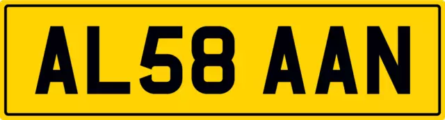 Alan Allan Alana Al Ali Alans Als Private Registration Car Number Plate Al58 Aan