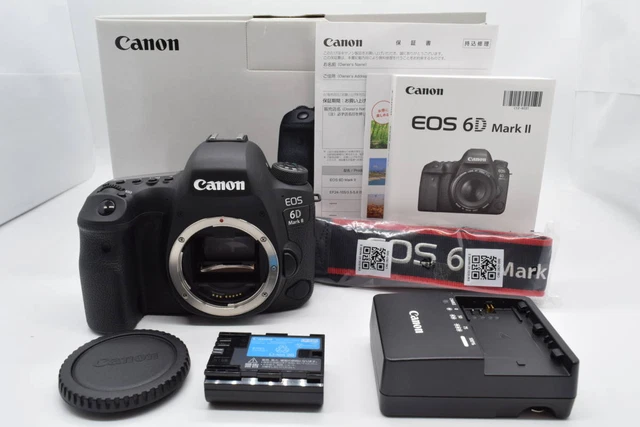 Canon EOS 6D Mark II 26.2 MP Digital SLR Camera Body 【Shots:310】Near Mint in BOX