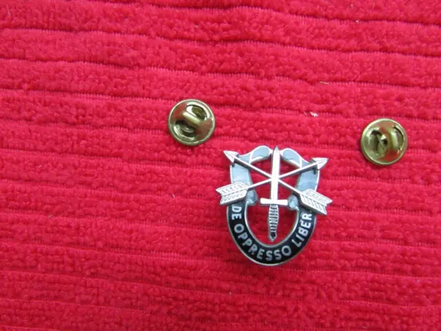 Rare Us Army Special Forces De Oppresso Liber Beret Badge Pin Vietnam War 29 99 Picclick