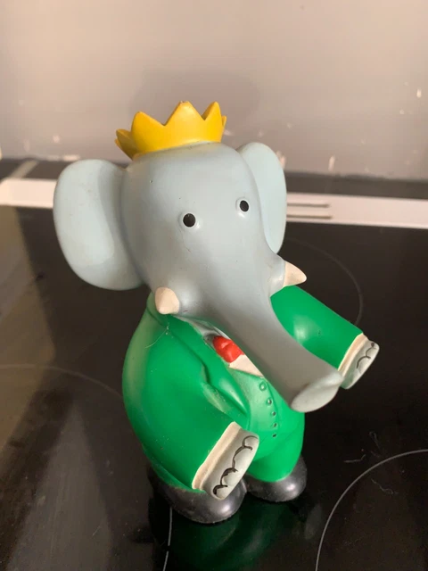 Jeu De Cubes Babar ORTF + 5 Affichettes – Vintage 1968 – Bon état