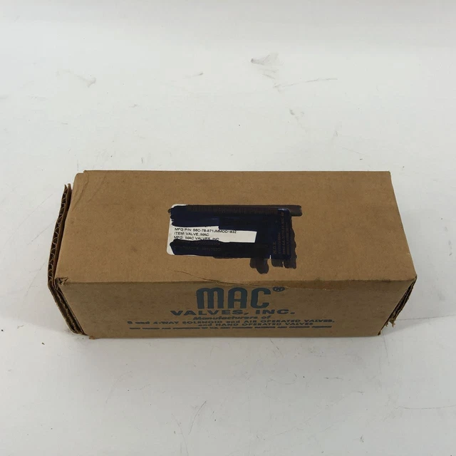 Mac Valve 56C-78-871Jm 3/4” Bspp  - New
