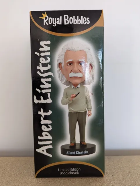 Albert Einstein Bobblehead Limited Edition Royal Bobbles-Brand new-Free shipping