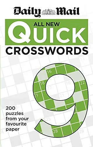 Daily Mail All New Quick Crosswords 9 (The Daily Mail Puzzle Books) By Daily Ma