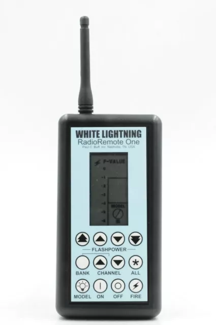 White Lighting Radio Remote One Transmitter #386