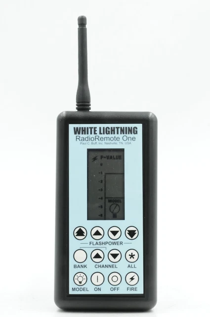 White Lighting Radio Remote One Transmitter #386