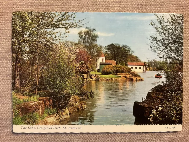 Vintage Postcard - The Lake, Craigtoun Park, St. Andrews, Fife