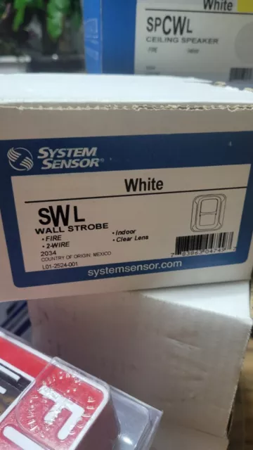 System Sensor SWL Wall Strobe White