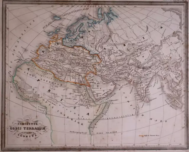 1831 Historical Atlas Map ~ ORBIS TERRARUM - EUROPE AFRICA ASIA ~ (10x12)-#1312