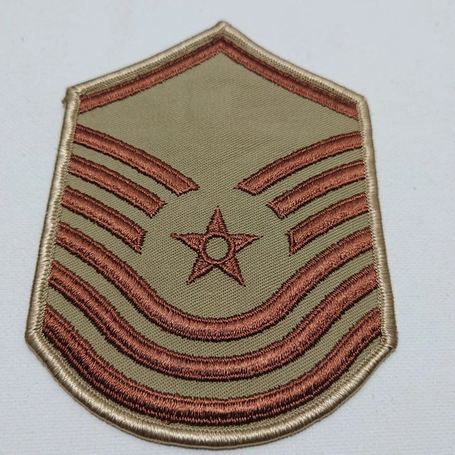 Us air force senior master sergeant rank insignia patch eur 10 08