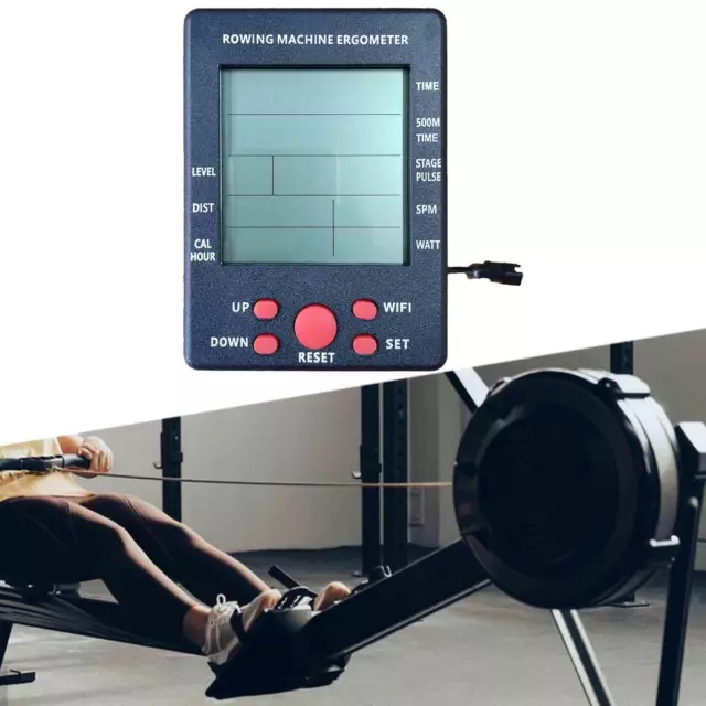 Water Resistance Rowing Machine Counter Indoor Digital