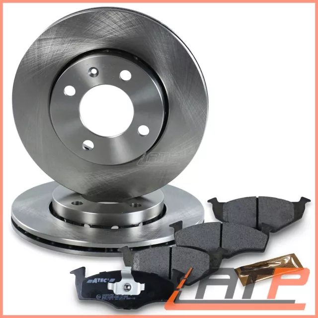 Kit Brake Discs + Pads Front Vented For Seat Arosa 6H New