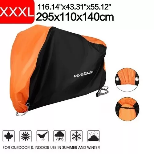 Heavy Duty Motorcycle Motorbike Cover Waterproof Dustproof UV Outdoor Protector