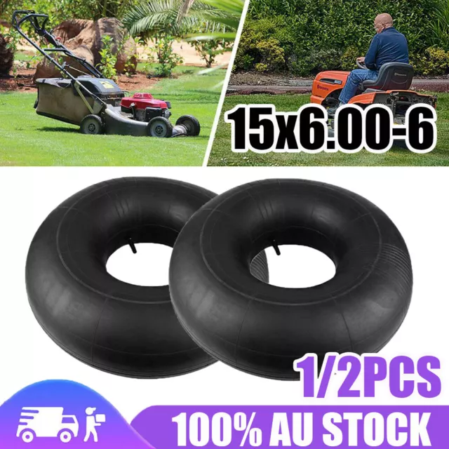 15x6.00-6 NHS Inner Tube For Lawn Mower Tractor Cart ATV Tire Valve Tyre OZ