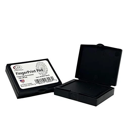 Quick Dry Finger Print Pad With Fingerprint Pad Paper Black Inkless No Smear USA