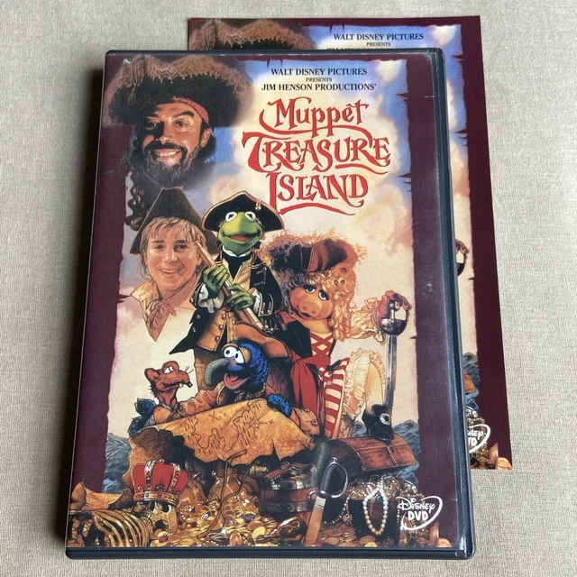 MUPPET TREASURE ISLAND (DVD 1996 w/ Guide) Walt Disney Jim Henson ...