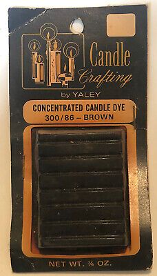 Tinte concentrado de velas marrones vintage sellado por Yaley