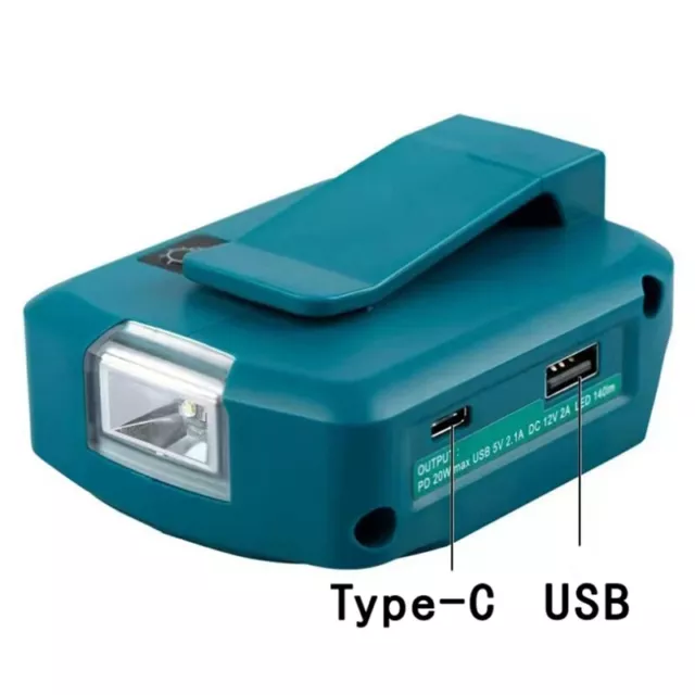 Per ADP05 14,4 V/18 V Lion USB/Type-C porta convertitore con luce LED6150