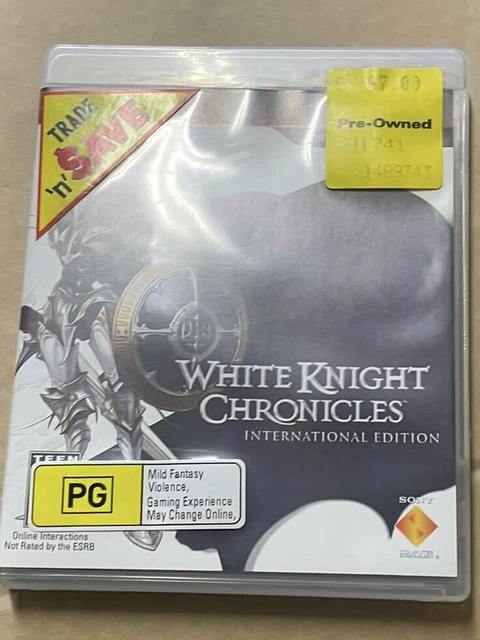 White Knight Chronicles International Video Games Sony PlayStation 3 PS3 PG