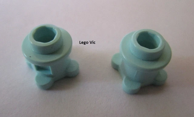 LEGO 33286 x2 Brick Round with Flower Edge Aqua Scale 3148 3151 3149 MOC A78