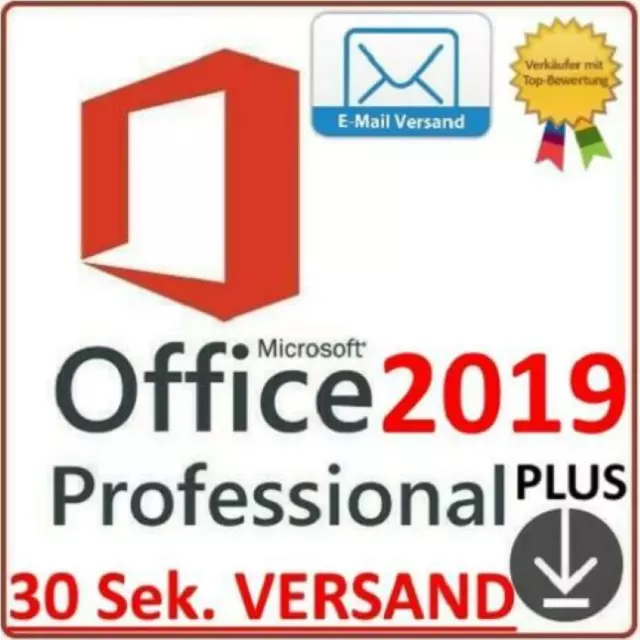 Produtschlüsel für Microsoft Office 2019 Professional Plus Key EMail Vollversios