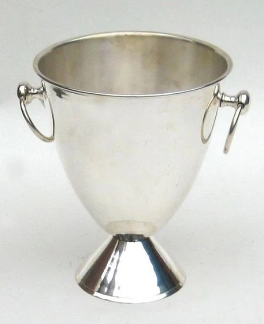 Seau à Glace / Vin Style Victorien Alza – Plaqué Argent, Motif Raisin, Neuf