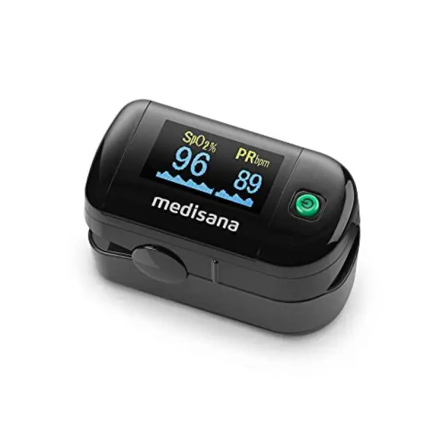 (TG. medium) medisana PM 100 pulsiossimetro, misurazione della saturazione di os