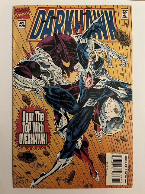 Darkhawk #49 Marvel 1995 1st Appearance Of Overhawk Low Print Run Rare HTF NM