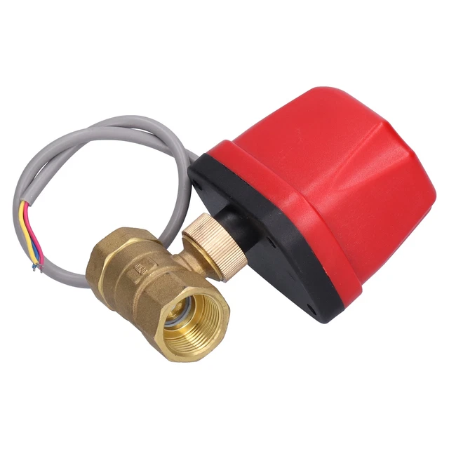 Valvola A Sfera Elettrica In Ottone KZ 2-1/2" NPT 600WOG - 12D50-DB1 EH5 Per DN65