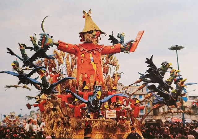 Cartolina - Carnevale di Viareggio - Lo Spaventapasseri - 1975 ca.