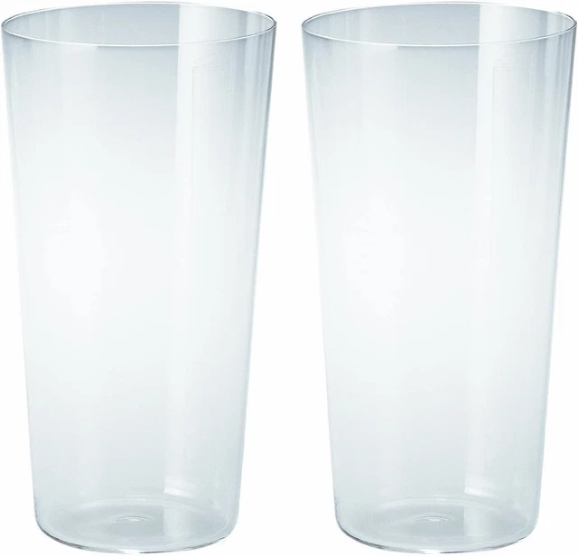 Juego de 2 vasos de vidrio Shotoku USUHARI L (37 ml) en caja de madera de Japón
