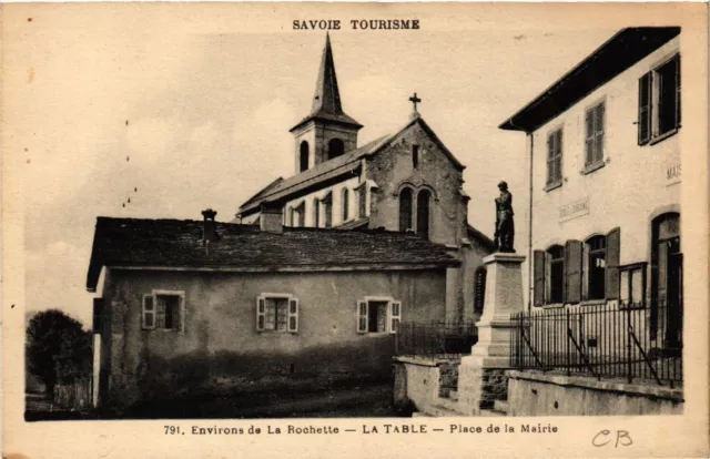 CPA Env. de La ROCHETTE - La Table - Place de la Mairie (659237)