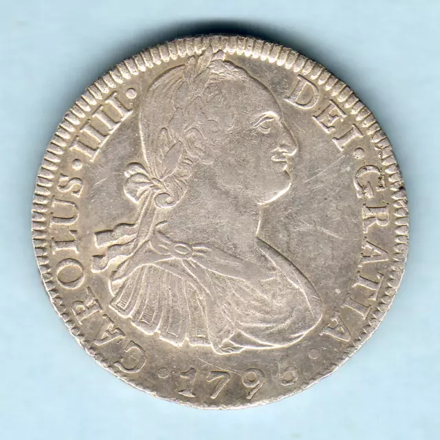 Mexico.  1795-FM 8 Reales.. EF - Much Lustre 2