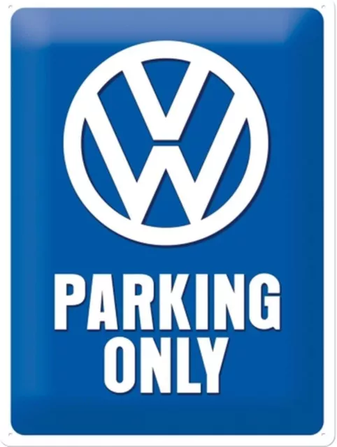 Nostalgic-Art - Garagen Werkstatt Blechschild 30x40 cm - VW Parking Only