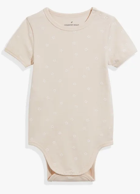 New COUNTRY ROAD (CR) Unisex Baby Cotton Star Bodysuit/Jumpsuit/One Piece