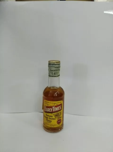 Mignon miniature early times kentucky scotch whisky old 5cl 43%