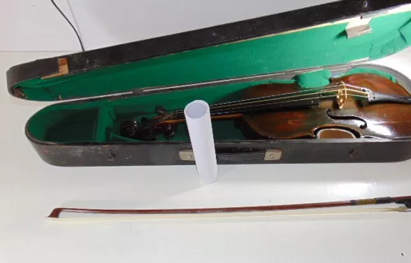 Old Old  Vintage German  Violin 4/4 Needs Love dv91