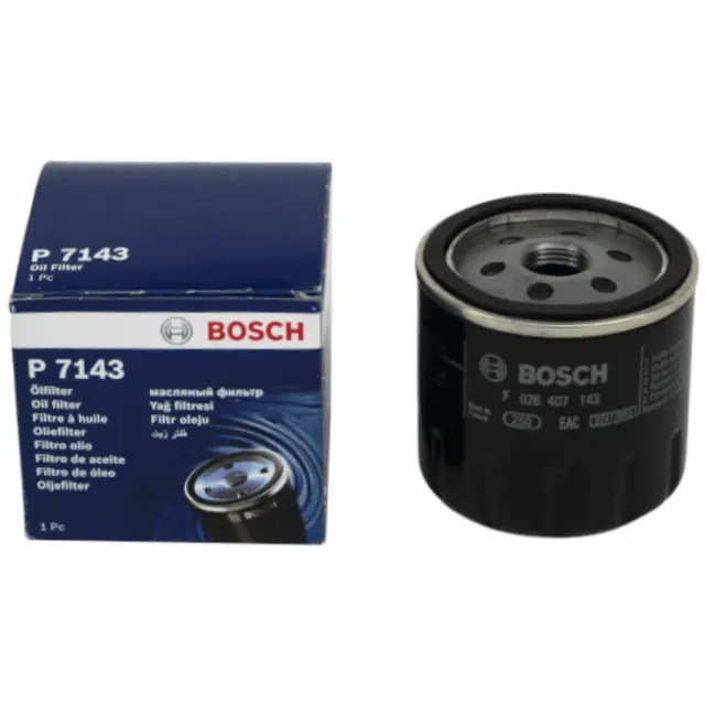 BOSCH P7143 Ölfilter für VW AUDI SEAT SKODA TFSI TSI E-TRON HYBRID