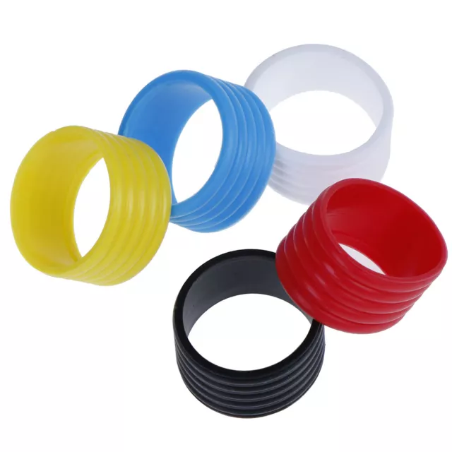 4pcs Tennis Racket Rubber Ring Grip Stretchable Stretchy Handle Rubber Ring-  ZT