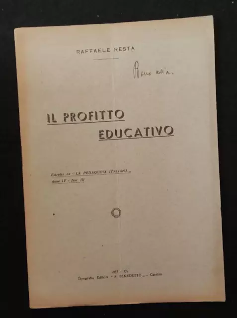 Resta Il Profilo Educativo