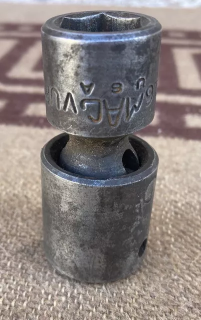 MAC VUP226 11/16" SAE 6 Point 1/2" Drive Universal/Swivel Socket Tool USA Made