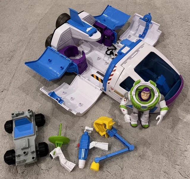 DISNEY PIXAR TOY Story Buzz Lightyear Star Command Spaceship Sounds